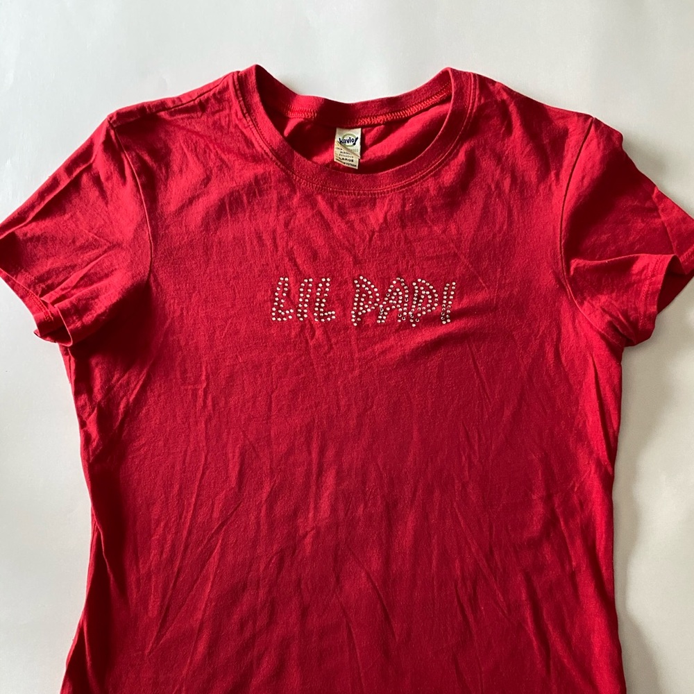 Red LiL Papi top